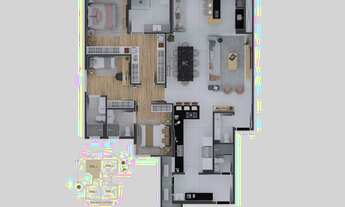 Imagem 2: APARTAMENTO com 3 dormitórios à venda por R$ 2.112.056,50 no bairro Centro - CURITIBA / PR