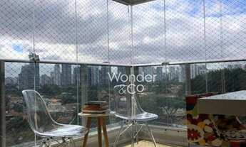 Imagem 2: Apartamento com 3 dormitórios para alugar, 132 m² por R$ 14.890/mês - Brooklin - São Paulo