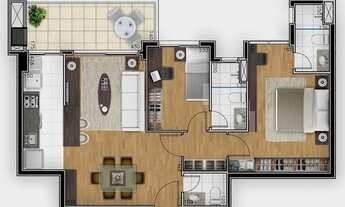 Imagem 4: APARTAMENTO com 2 dormitórios à venda por R$ 736.000,00 no bairro Ahú - CURITIBA / PR