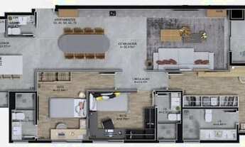 Imagem 7: APARTAMENTO com 2 dormitórios à venda por R$ 962.843,38 no bairro Água Verde - CURITIBA