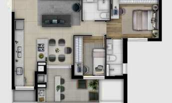 Imagem 2: APARTAMENTO com 2 dormitórios à venda por R$ 729.412,85 no bairro Cabral - CURITIBA / PR