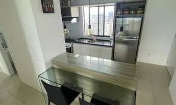 Imagem 4: EC- apartamento alto padrão, andar alto 02 quartos, mobiliado, acima do 30 andar, mar