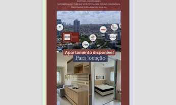 Imagem 4: Apartamento de 1/4 decorado e mobiliado para locação no Caminho das Árvores