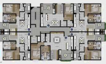 Imagem 6: APARTAMENTO com 1 dormitório à venda por R$ 419.555,39 no bairro Boa Vista - CURITIBA / PR