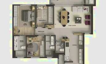 Imagem 2: Ed Huma 124m2 Gleba Palhano