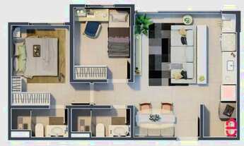 Imagem 6: Art Haus - 54m² (2Q sendo 1 Suíte) em Setor Vila Rosa - Goiânia - GO