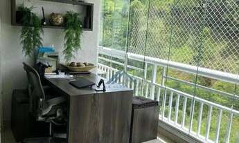 Imagem 3: Apartamento Mobiliado com 2 suítes para alugar, 94 m² por R$ 10.500/mês - Paisagem Tamboré