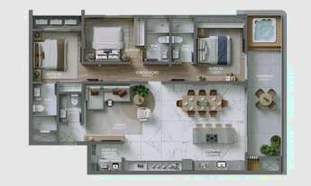 Imagem 5: Apartamento 3 Dormitórios para venda em Bombinhas - SC