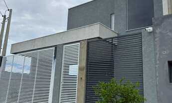 Imagem: Casa moderna com ambiente social todo integrado