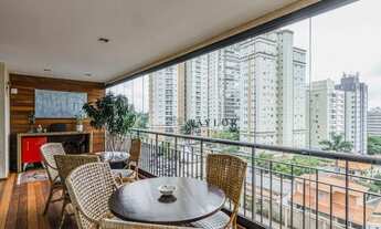 Imagem 3: Apartamento com 3 suítes para alugar, 218 m² por R$ 17.000/mês - Brooklin Paulista - São P