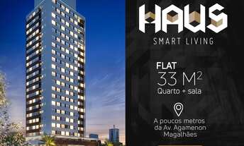 Imagem 2: Apartamentos/Flat com 1 quarto, sala estar/jantar, WC social, cozinha/serviço. 1 Vaga det