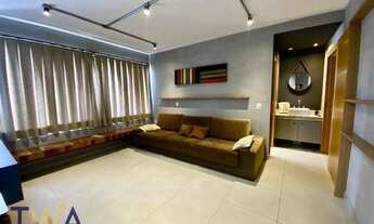 Imagem 3: Apartamento com 1 dormitório para alugar, 50 m² por R$ 4.100/mês - Vila da Serra - Nova Li