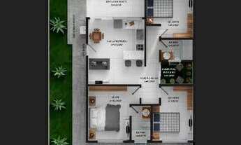 Imagem 3: Casa em construção com 03 quartos com suíte em Casa Branca