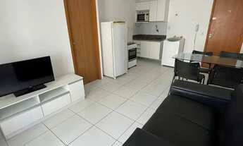 Imagem: Apartamento com 1 quarto sendo suíte, varanda