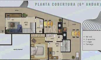 Imagem 4: Área Privativa à venda, 1 quarto, 1 suíte, 1 vaga, Vila Paris - Belo Horizonte/MG