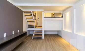 Imagem 2: Studio nunca habitado 28,44 , com mezanino e pé direito alto 3,40, em prédio com lazer