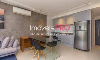 Imagem 6: Apto mobiliado para locação ou venda de 1 dorm e 2 vagas com lavabo no Vila Nova Conceição