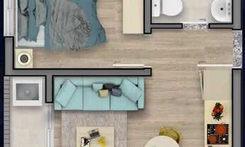 Imagem 5: APARTAMENTO com 2 dormitórios à venda por R$ 365.760,21 no bairro Santa Quitéria - CURITIB