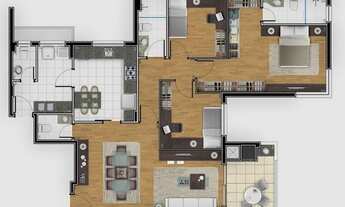 Imagem 6: APARTAMENTO com 3 dormitórios à venda por R$ 1.234.000,00 no bairro Juvevê - CURITIBA / PR