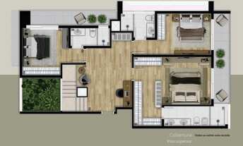 Imagem 4: APARTAMENTO com 3 dormitórios à venda por R$ 1.720.923,00 no bairro Alto da Rua XV - CURIT