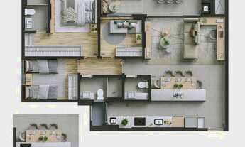 Imagem 6: APARTAMENTO com 2 dormitórios à venda por R$ 1.070.257,00 no bairro Vila Izabel - CURITIBA