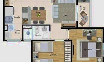 Imagem: Apartamento com 2 dormitórios à venda