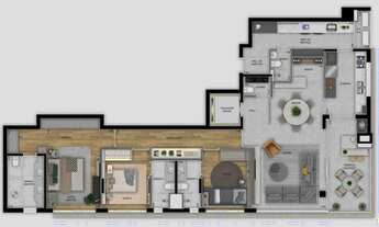 Imagem 6: APARTAMENTO com 3 dormitórios à venda por R$ 2.620.656,72 no bairro Bigorrilho - CURITIBA