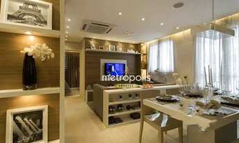 Imagem 2: Apartamento com 3 dormitórios à venda, 57 m² por R$ 450.000,00 - Vila Valparaíso - Santo A