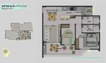 Imagem 3: Apartamento à venda no BEACH CLASS RIO VERMELHO