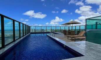 Imagem 5: APARTAMENTO PARA ALUGUEL EM ILHA DO LEITE ANDAR ALTISSIMO 1 QUARTO TIPO STUDIO MOBILIADO L