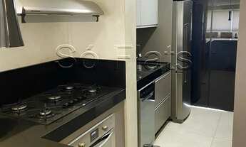 Imagem 6: Flat disponível para locação com mobília refinada com localização ao lado da Avenida Pauli