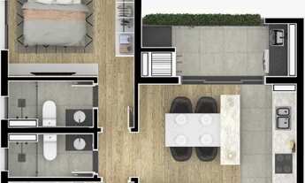 Imagem 6: APARTAMENTO com 2 dormitórios à venda por R$ 515.900,00 no bairro Boa Vista - CURITIBA / P