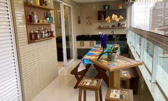 Imagem 3: Maravilhoso apartamento no Canto do Forte, andar alto ,varanda gourmet, sala 03 ambientes