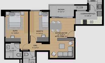 Imagem 2: APARTAMENTO com 2 dormitórios à venda por R$ 756.685,00 no bairro Bigorrilho - CURITIBA