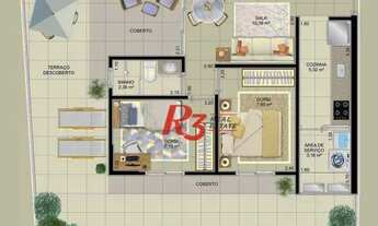 Imagem 2: Oportunidade Apartamento Garden com vista livre no Bairro Embaré Santos