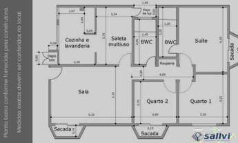 Imagem 3: Ap com 03 dormitórios para alugar - R$ 2.700,00/mês + taxas - Água Verde - Curitiba/PR