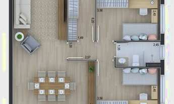 Imagem 4: APARTAMENTO com 3 dormitórios à venda por R$ 1.407.000,00 no bairro Ahú - CURITIBA / PR