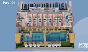 Imagem 6: Studio para venda com 24 metros quadrados com 1 quarto em Praia dos Carneiros - Tamandaré