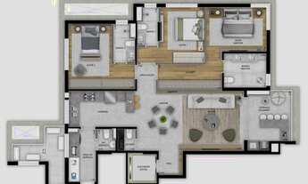 Imagem 2: APARTAMENTO com 3 dormitórios à venda por R$ 2.620.656,72 no bairro Bigorrilho - CURITIBA