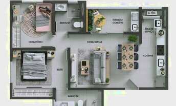 Imagem 2: Apartamento à venda em Sorocaba, com 50m² | Condomínio de alto padrão Edifício Union