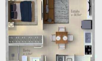 Imagem 2: Apartamento 2 Dormitórios para venda em Florianópolis - SC