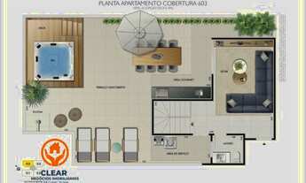 Imagem 4: VENDA-COBERTURA-205M²-4-QUARTOS-4-VAGAS-EM CONSTRUÇÃO-ABRIL-DE-2024-VARANDA-GOURMET-LAZER