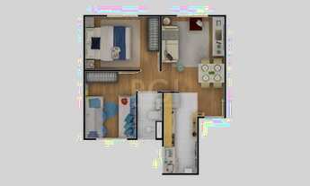 Imagem 3: Apartamento para Venda - 40.29m², 2 dormitórios, 1 vaga - Sarandí