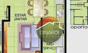 Imagem 4: Apartamento com 1 dormitório para alugar, 45 m² por R$ 1.650,01/mês - Nova Aliança - Ribei