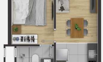 Imagem 2: APARTAMENTO com 2 dormitórios à venda por R$ 438.900,00 no bairro Rebouças - CURITIBA / PR