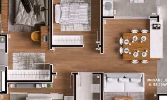 Imagem 6: APARTAMENTO com 3 dormitórios à venda por R$ 866.472,56 no bairro Boa Vista - CURITIBA / P