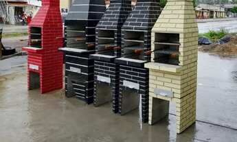 Imagem 2: Churrasqueira média com entrega grátis com kit inox