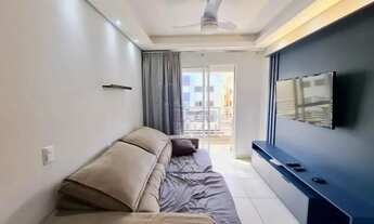 Imagem 3: Apartamento mobiliado de 59m² com 02 quartos sendo 01 suíte para a locação - Residencial e