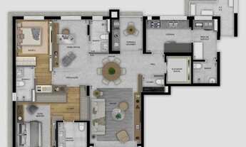 Imagem 5: APARTAMENTO com 3 dormitórios à venda por R$ 2.620.656,72 no bairro Bigorrilho - CURITIBA