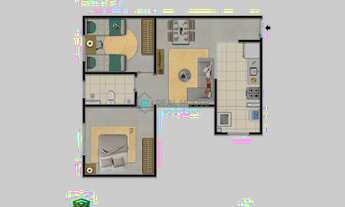 Imagem: Apartamento com 2 dormitórios à venda